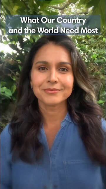 What our country and world need most