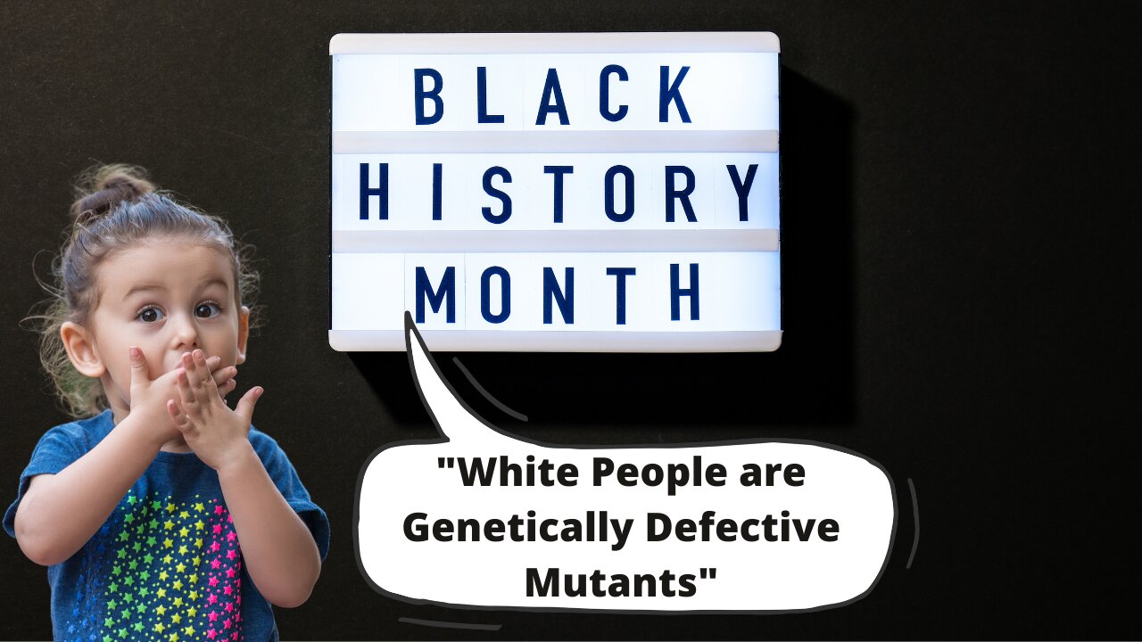 BHM Says "White People are Genetically Defective Mutants"