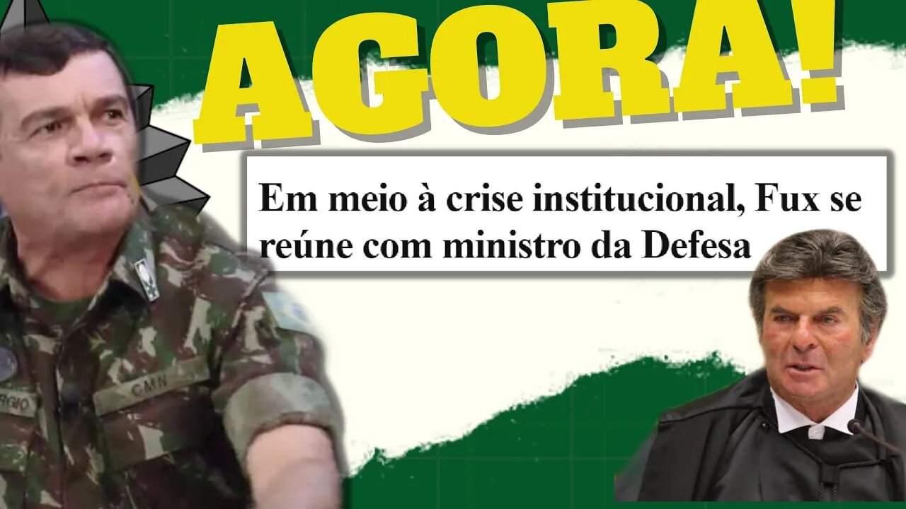 GENERAL PAULO SÉRGIO ANTECIPA ENCONTRO NO STF EM MEIO A CRISE - ALTO COMANDO REUNIDO HOJE! É AÇO!