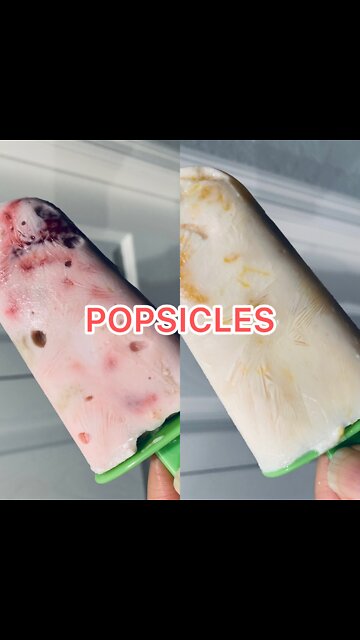3-INGREDIENT EASY YOGURT POPSICLES