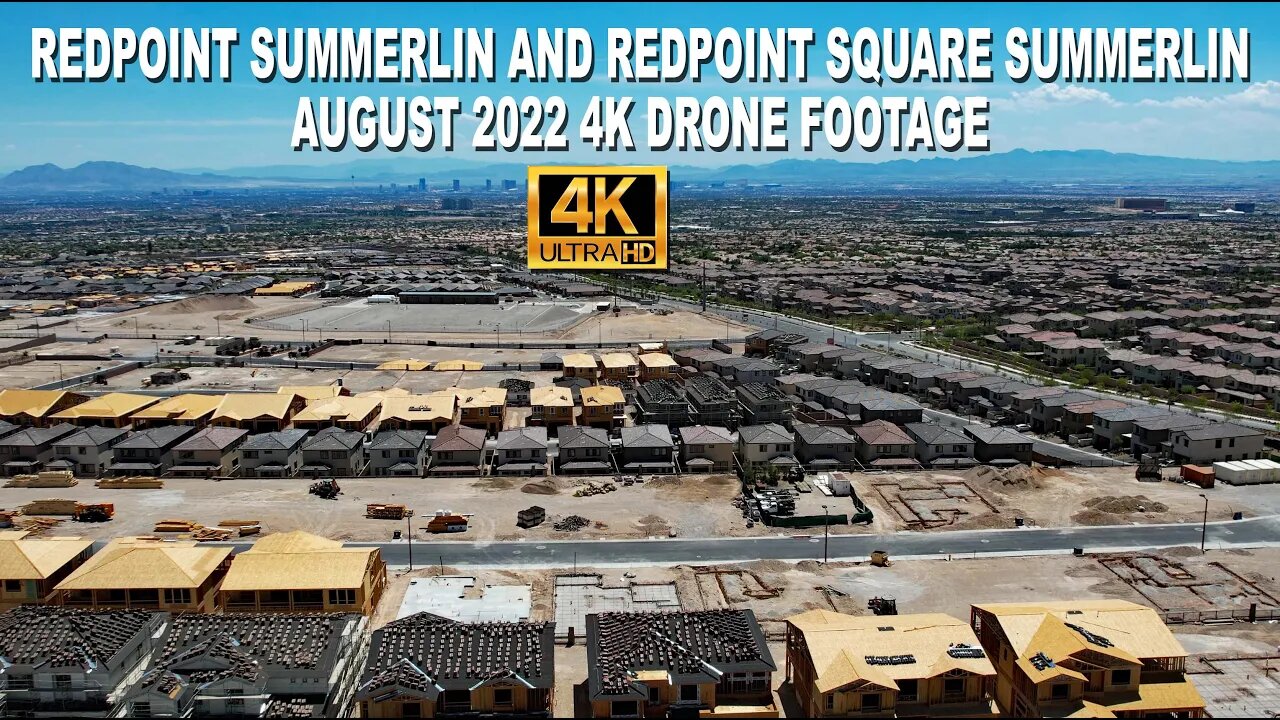 Redpoint Summerlin and Redpoint Square Summerlin August 2022 4K Drone Footage