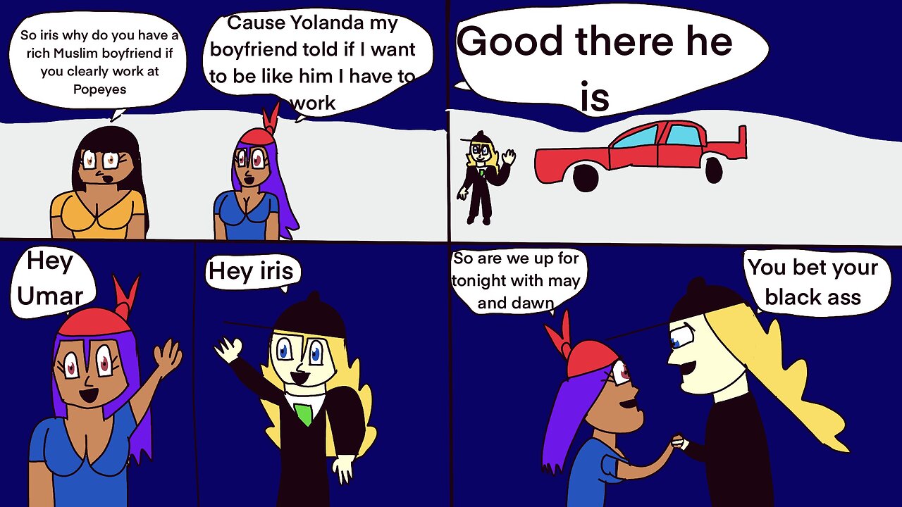 Umar picks Iris up from Popeyes