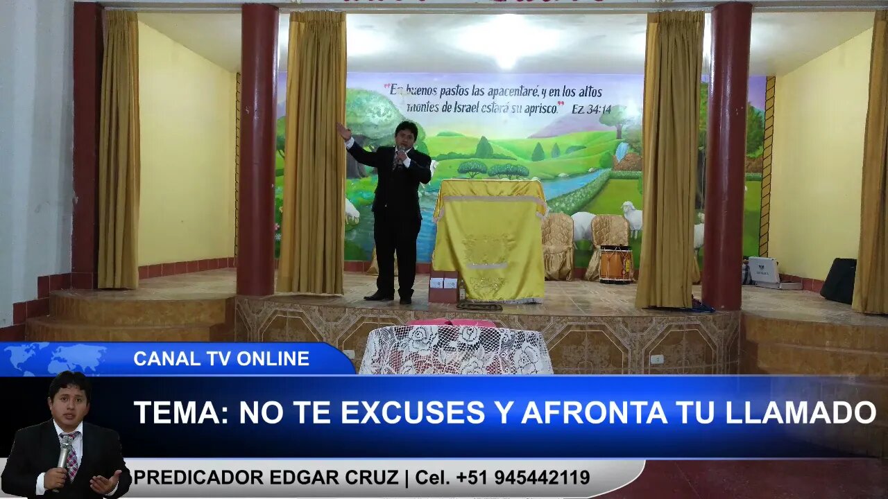 No te Excuses y Afronta tu Llamado - EDGAR CRUZ MINISTRIES