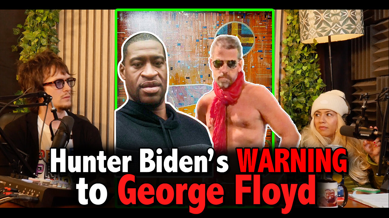 Hunter Biden's Art WARNS George Floyd **Alien Communication**