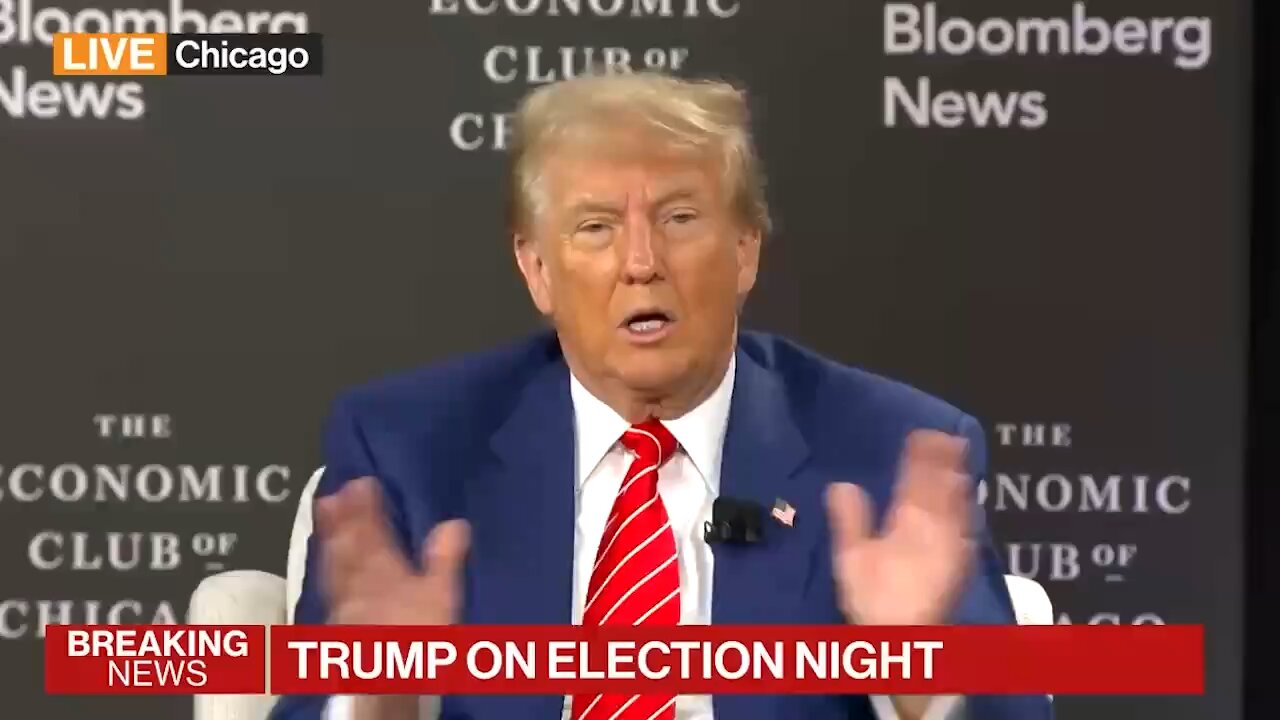 Trump talks about how the Republican Party is the party of “common sense”