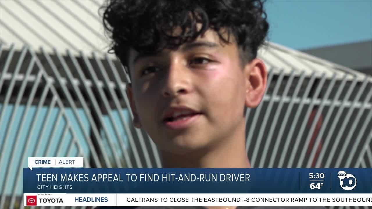 City Heights teen makes appeal to find hit-and-run driver