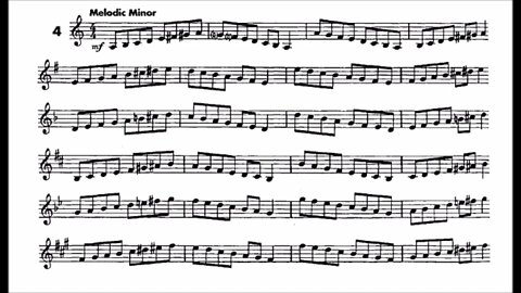 🎺🎺 [TRUMPET METHOD] Allen Vizzutti Trumpet Method Book 2 - SCALES 04 (All Melodic Minor Scales)