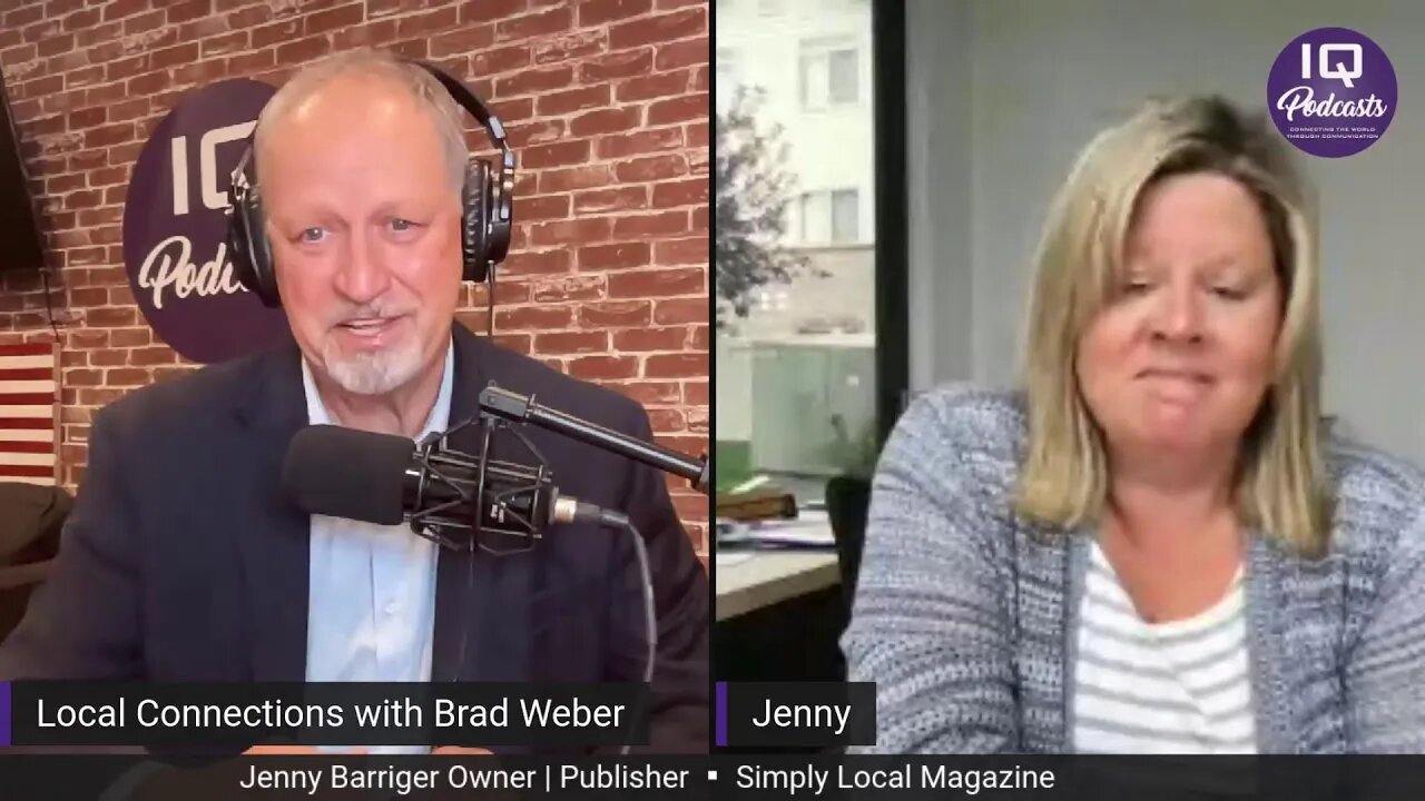 Jenny Barriger LIVE on Local Connections with Brad Weber