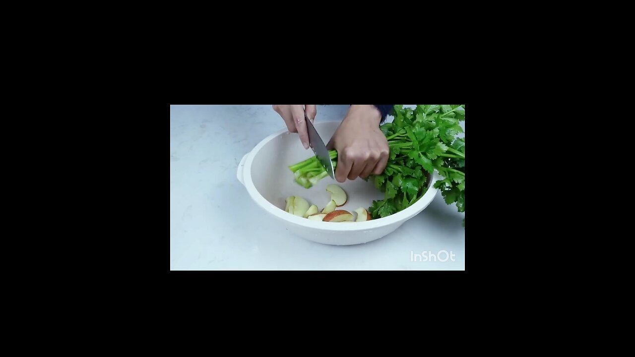 Growing celery is very simple with just a small plastic bottles and lush organic vegetables