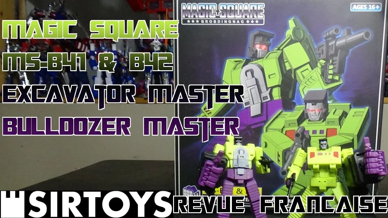 [Francais] Revue Video de Magic Square - MS-B41 & B42 - Excavator Master & Bulldozer Master