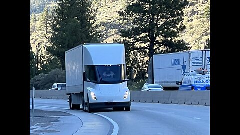 Tesla company made automatic Truck