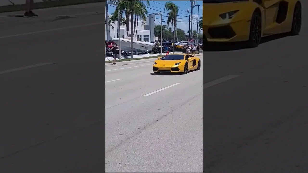 Supercars Leaving Exotics and Expresso! #shorts