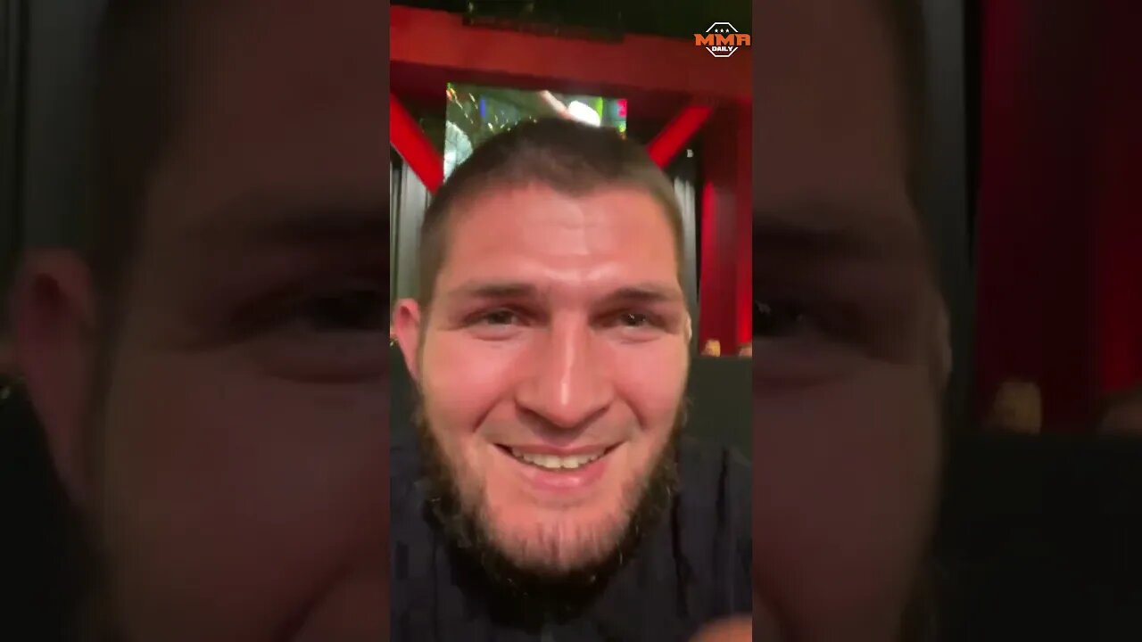 Khabib live streams Kevin Holland asking for wrestling advice #UFCVegas22