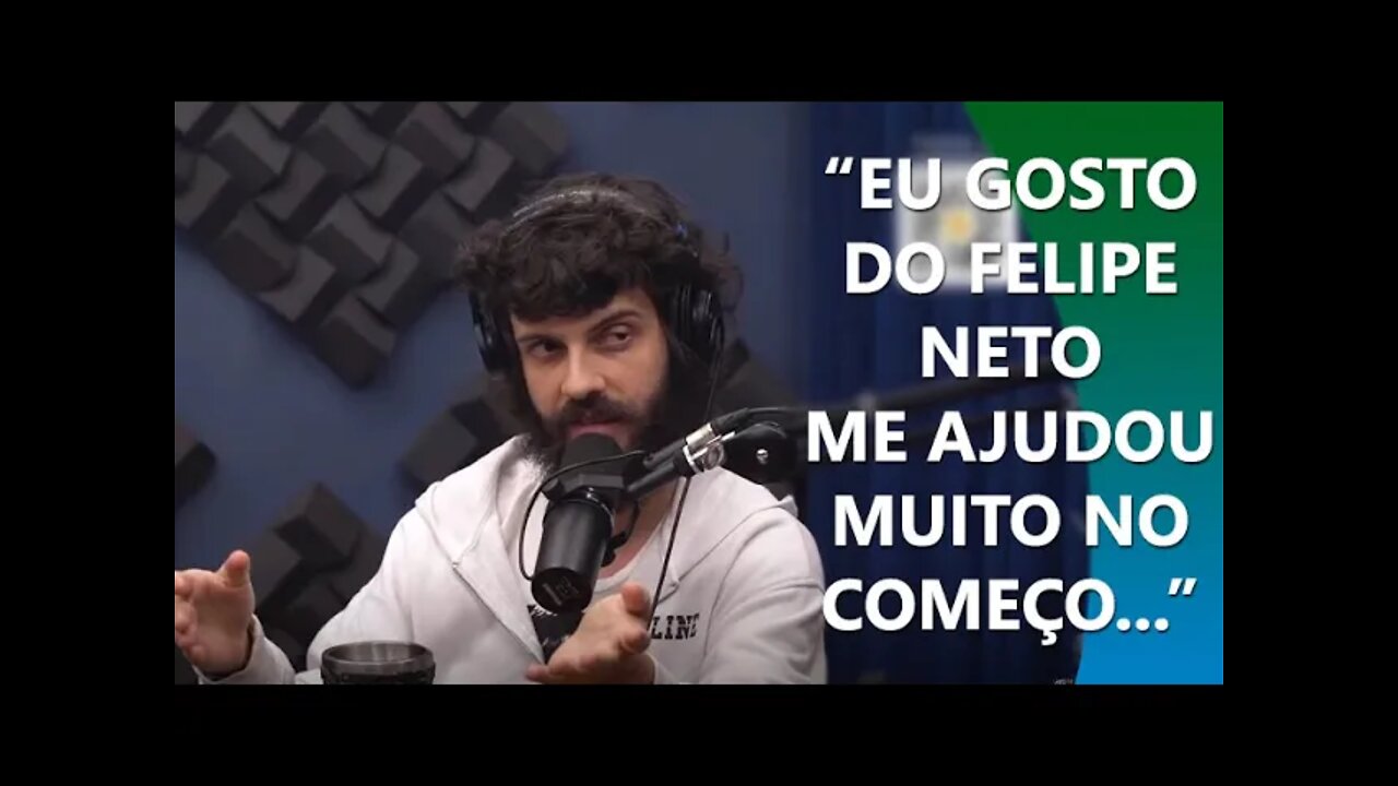 DEFANTE FALA DA AMIZADE COM FELIPE NETO E DEIXA IGOR E MONARK SEM GRAÇA