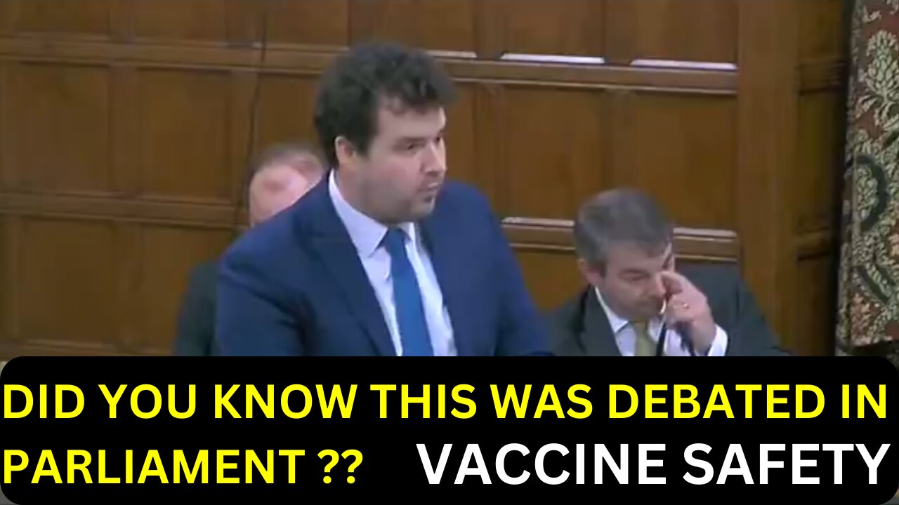 PARLIAMENTARY DEBATE ON SAFETY OF COVID VACCINES - ELLIOT COLBURN CLOSING SPEECH