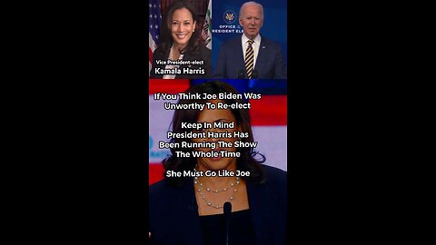 Kamala Harris Has Been The President For A While Now According To Joe Biden. His Failures Are Hers