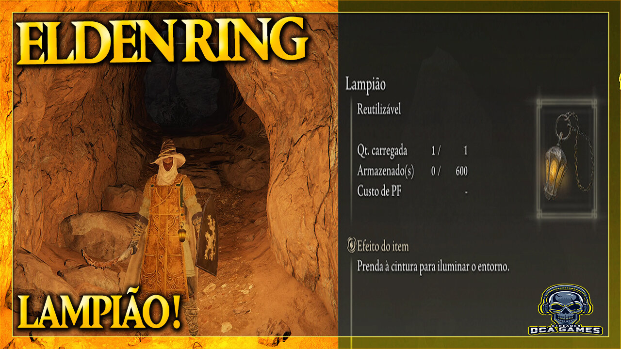 ELDEN RING - LOCALIZAÇÃO 100% COMO CONSEGUIR O LAMPIÃO (LANTERNA)