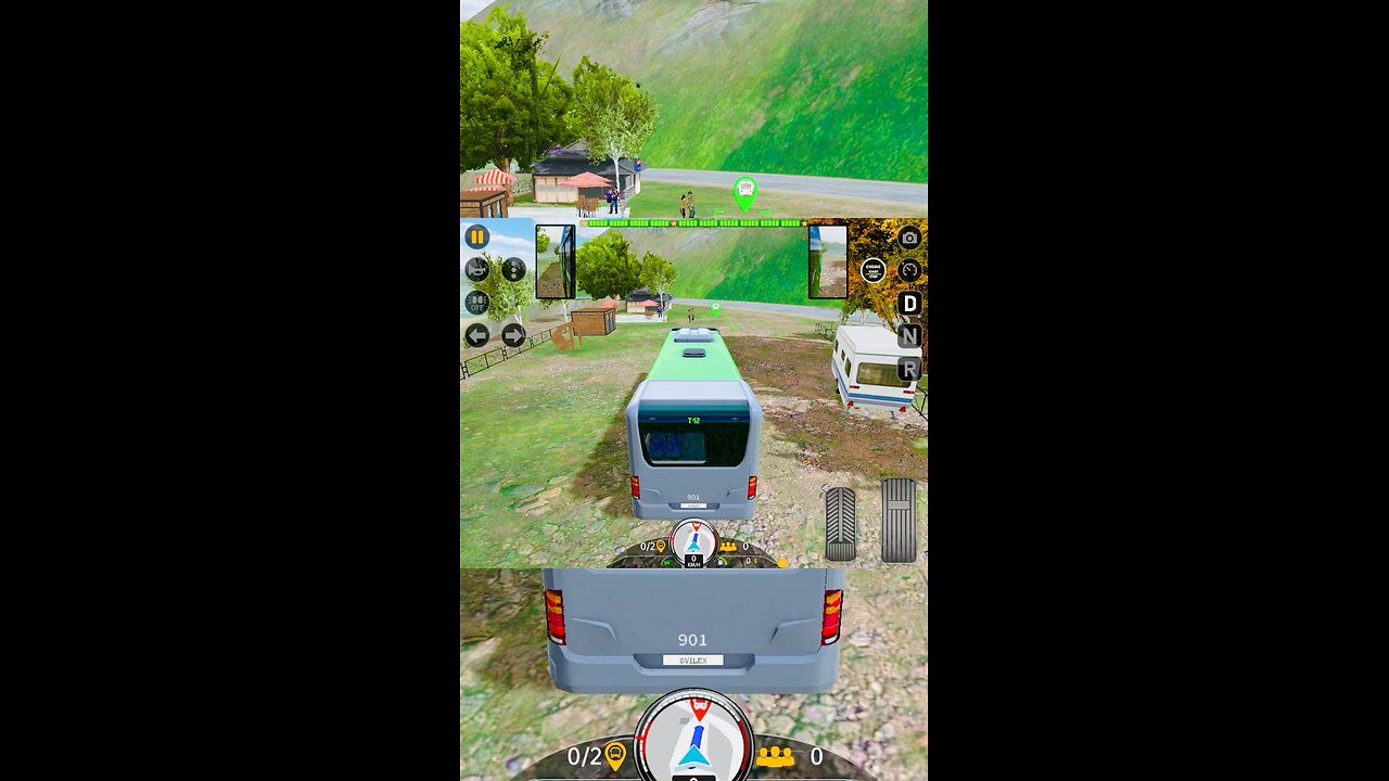 Driving Bus in Green Valley