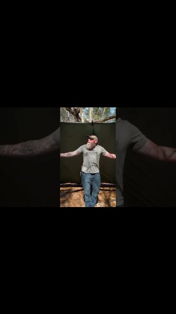 Tent Tarp: Basic Lean To #Shorts