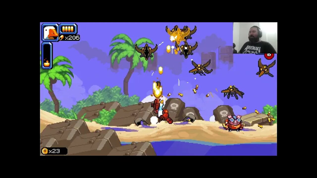 Jogando MIGHTY GOOSE no Xbox Series S - Conferindo a DLC Gratuita (Gamepass)