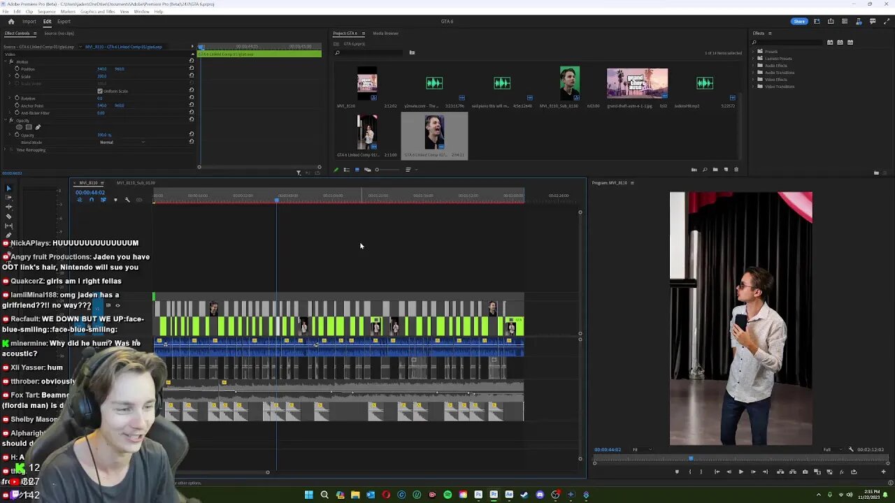 Editing a GTA 6 Skit P.2 (LIVE!)