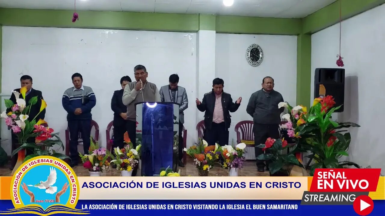 LA ASOCIACIÓN DE IGLESIAS UNIDAS EN CRISTO VISITANDO LA IGLESIA EL BUEN