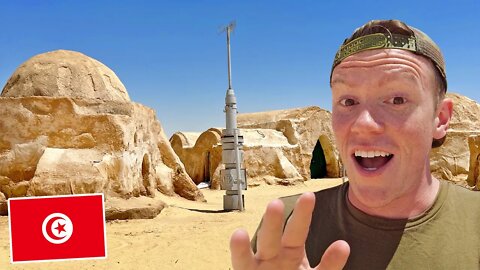 I Visited a Star Wars Movie Set in the Tunisian Desert | Travel Vlog توزر ، تونس