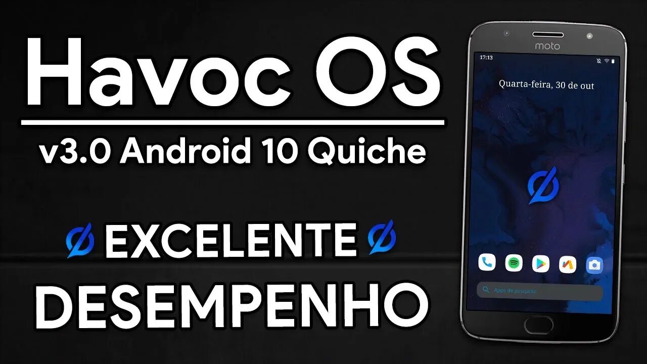 HAVOC OS v3.0 | Android 10.0 Quiche | ROM DO ANDROID 10 COM EXTREMA PERFORMANCE