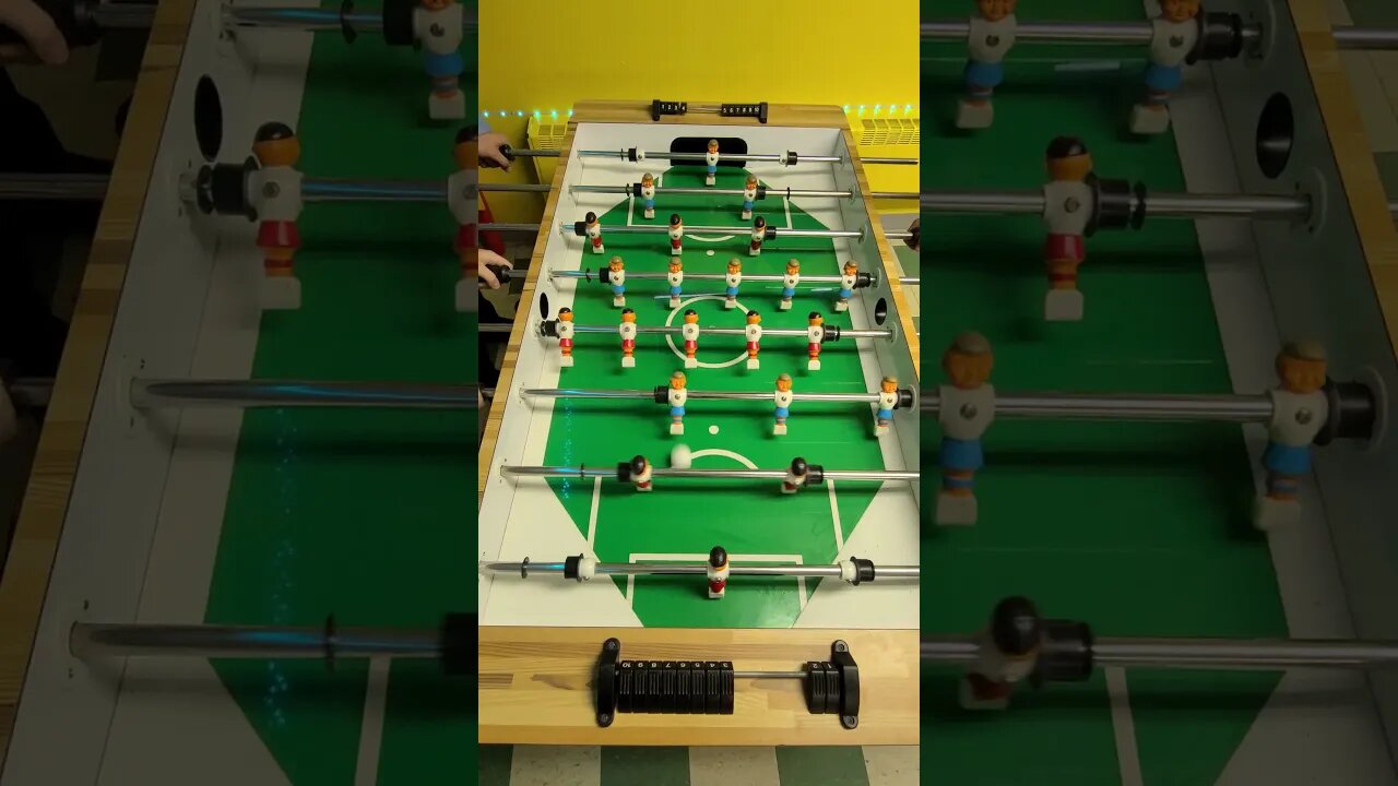 Did you see it? #shorts #short #game #cheater #football #foosball #fun