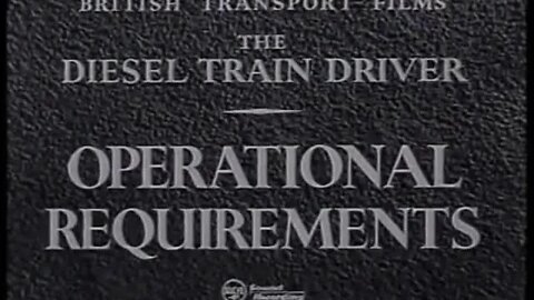 The diesel train driver. Operational requirements. | Эксплуатационные требования.