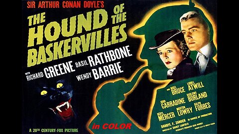 THE HOUND OF THE BASKERVILLES 1939 in COLOR Launches Basil Rathbone as Sherlock Holmes FULL MOVIE