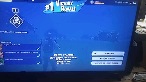 I'm the fortnite champion for the first time!! wooo!