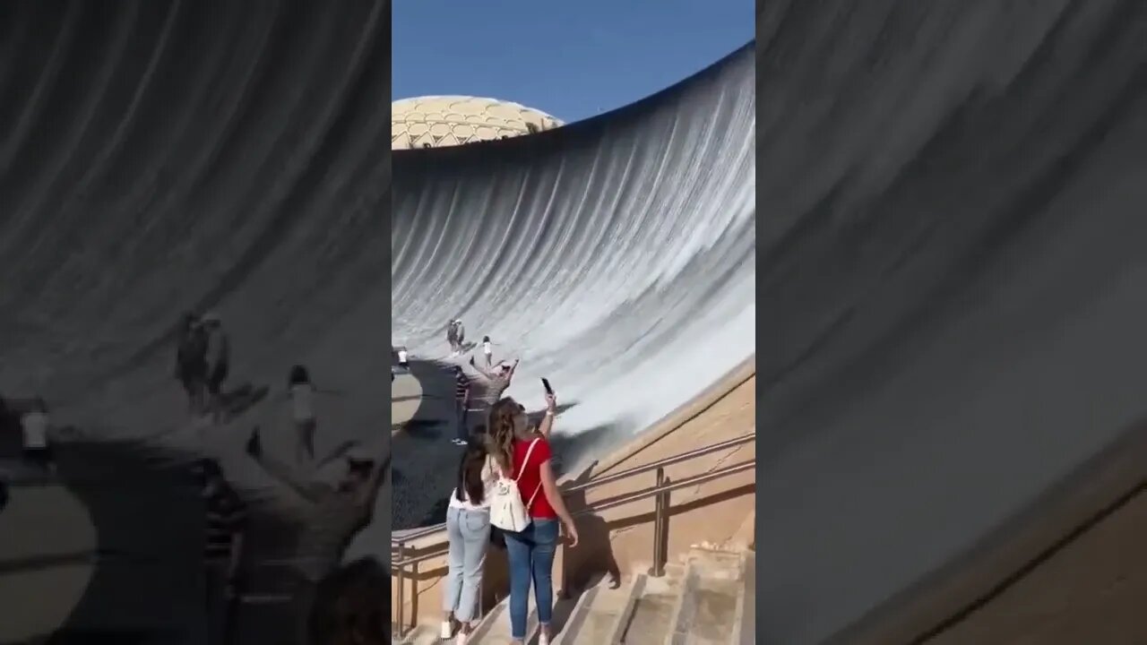 dubai water falls