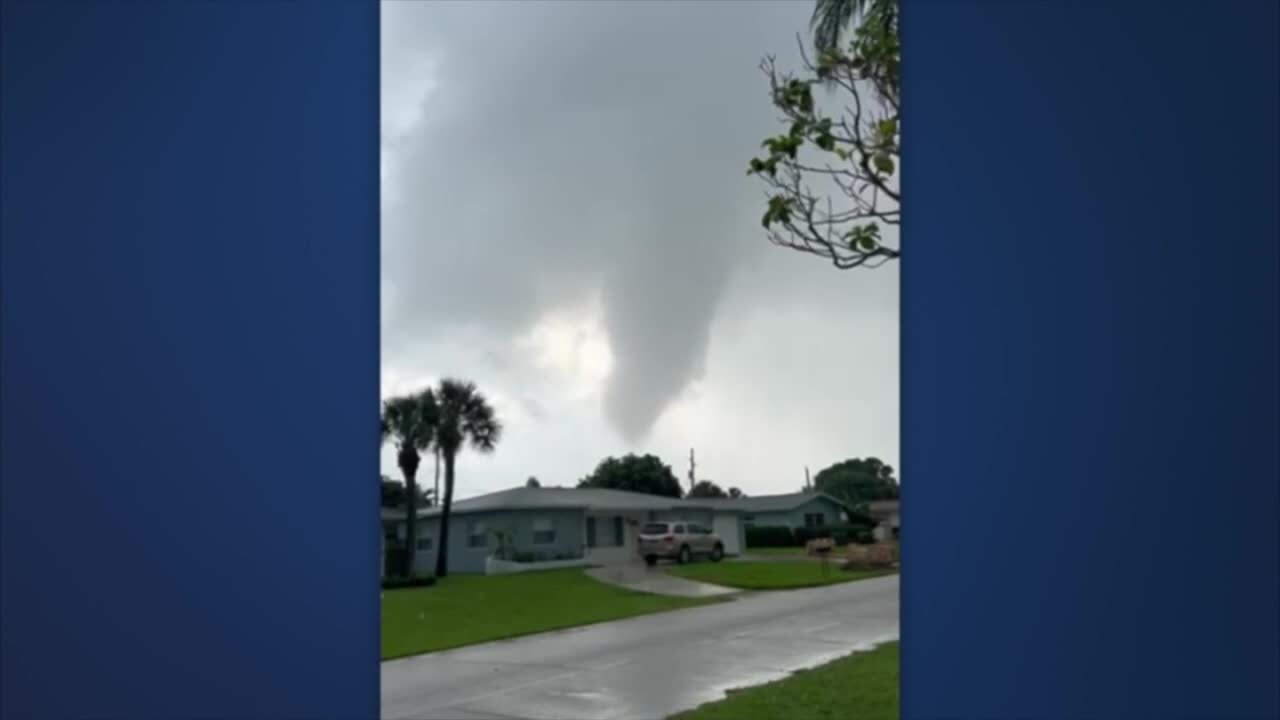 Funnel cloud spotted in northern Palm Beach County