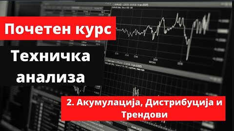 Крипто техничка анализа почетен курс 2. Акумулација, Дистрибуција и Трендови