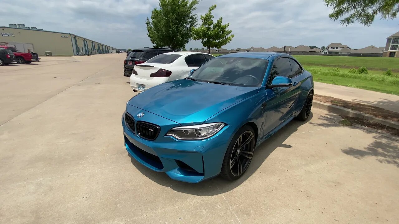 Tulsa Auto Wraps | White Glove Auto | Blue BMW