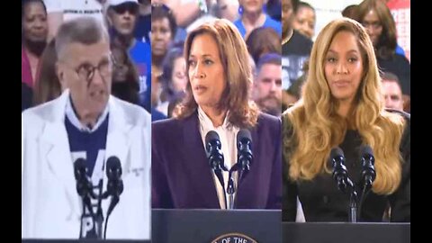 Stage Shock Doctors Freeze as Medical Emergency Unfolds at Harris Rally Featuring Beyoncé
