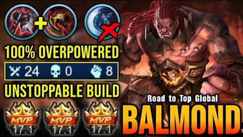 24 kill no death !! Unstoppable balmond