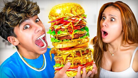 $1 Burger VS $10,000 Burger! 🍔