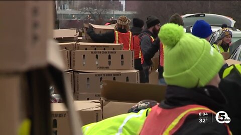 Greater Cleveland Food Bank's distributions seeing record demand