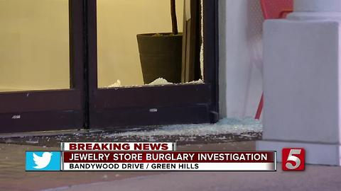 Green Hills Jewelry Store Burglarized