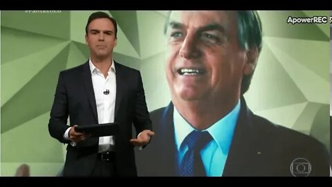 FANTÁSTICO DEDICA UM BOM TEMPO DA SUA PROGRAMAÇÃO PARA ATACAR BOLSONARO E MANIFESTAÇÕES