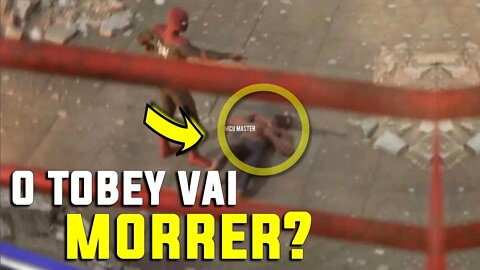 NOVA FOTO VAZADA COM TOBEY E TOM EM HOMEM-ARANHA: NO WAY HOME! É REAL?