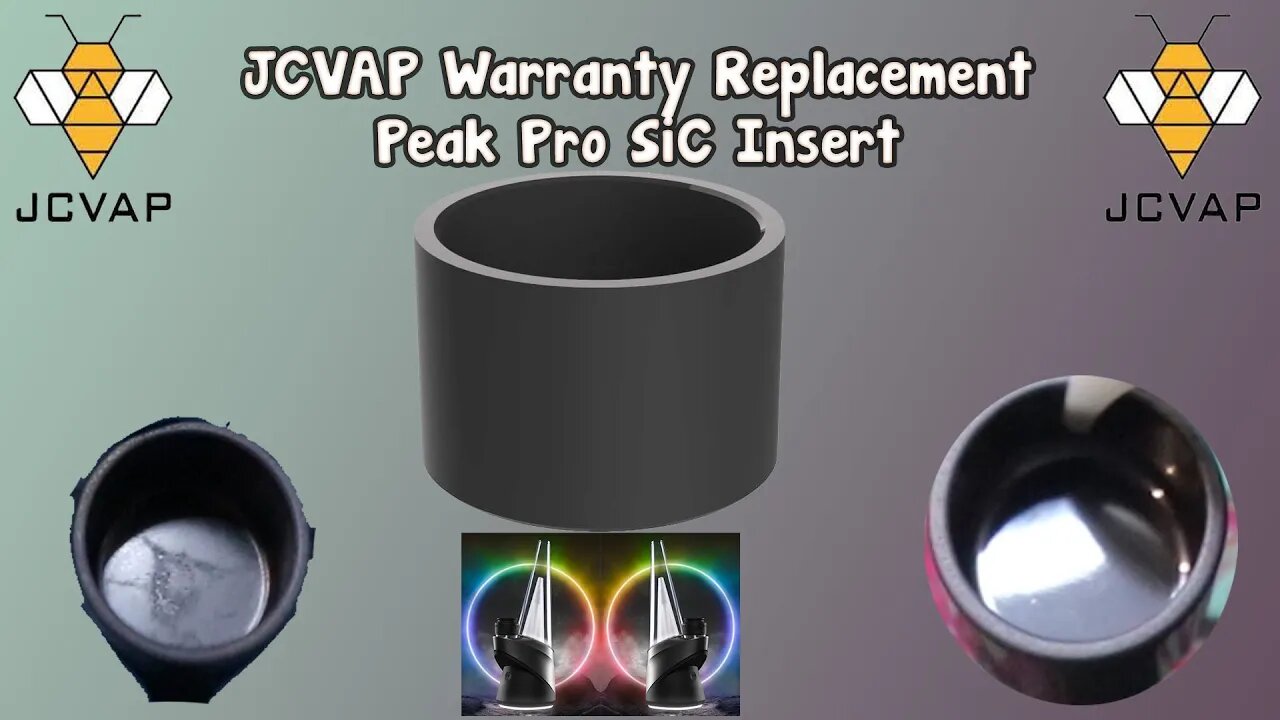 JCVAP Peak Pro SiC Warranty Replacement & How To Avoid Potential Insert Damage