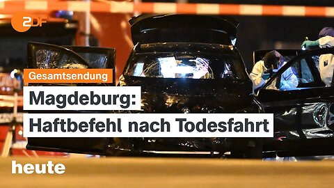 heute 19:00 Uhr vom 22.12.2024: Ermittlungen in Magdeburg, politische Debatte, Sorge um Alawiten