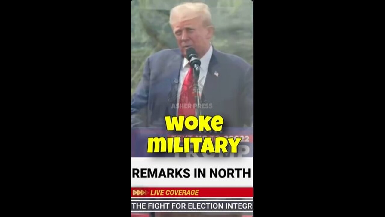 Trump: “If you want to have a s*x change or social justice seminar in the Military..."