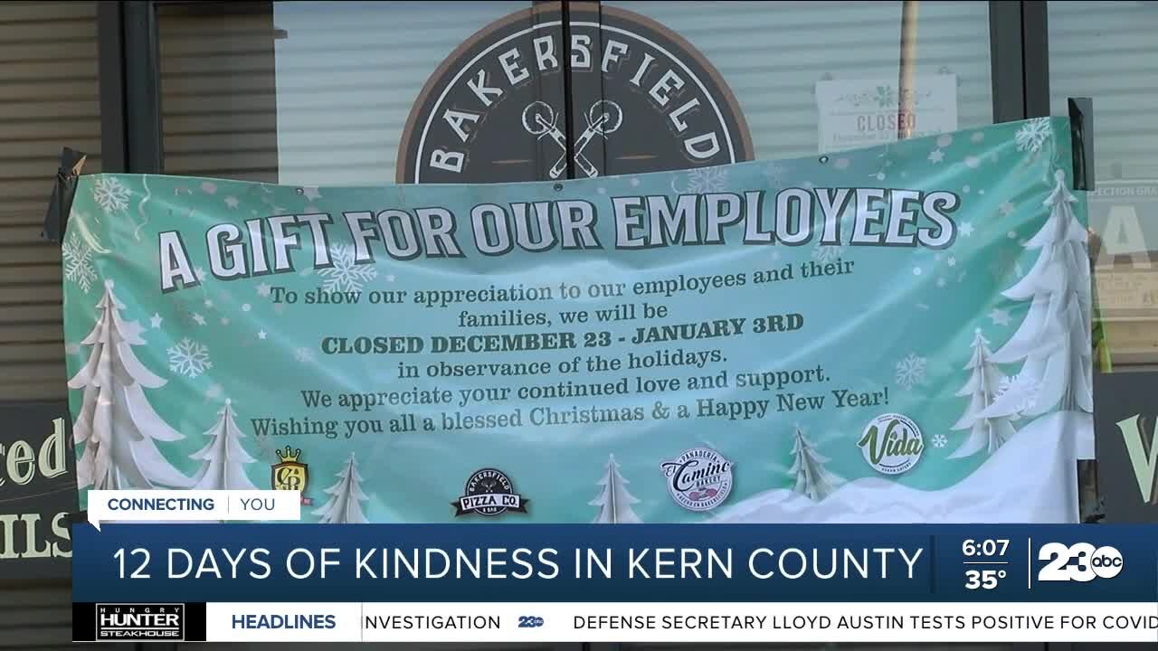 12 Days of Kindness in Kern County