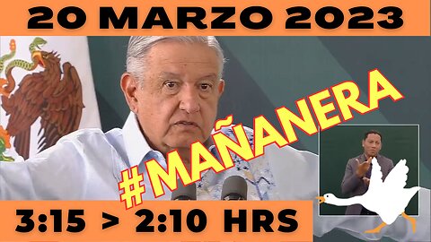 💩🐣👶 #AMLITO | Mañanera Lunes 20 de Marzo 2023 | El gansito veloz de 3:15 a 2:10.