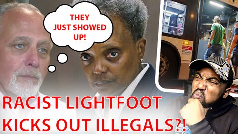 Lori Lightfoot KICKS Illegal Immigrants From Texas OUT OF Chicago Bussing Them To The Suburbs!