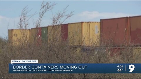 Environmentalists want access as border containers come down